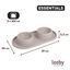 Leeby Comedero Doble de Pl&aacute;stico para perros y gatos, , large indicador imagen numero 4